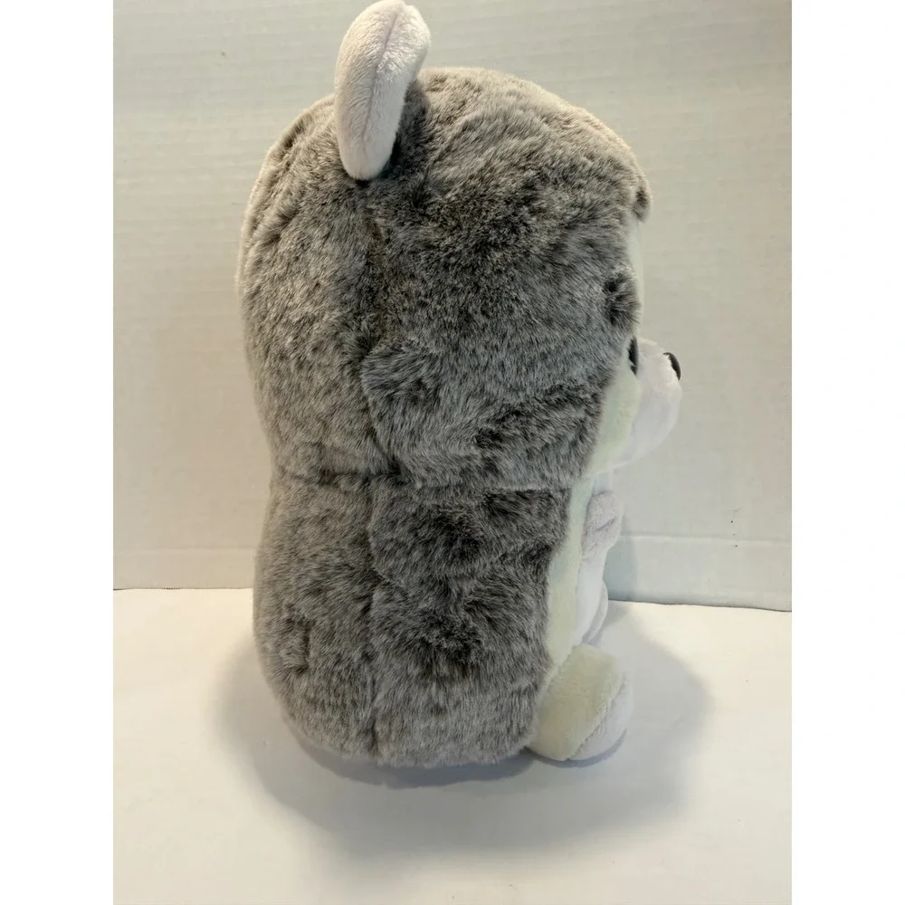 Bellzi Hedgi Hedgehog Plush Stuffed Animal Grey White Collectible Toy HEDGI NWT